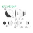 KFC-PS704P DIFUZOARE COMPONENTE KENWOOD DE 16.5CM, 80W RMS