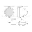 QX75-BLK DIFUZOARE MEDII AMPIRE DE 7CM PENTRU MASINI CLASICE, 25W RMS