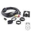 XUC200 Priza incorporata USB/AUX Ampire cu cablu de 200 cm, RCA