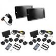 AMX090-HD Set 2 monitoare Ampire de 9" HD cu montaj pe tetiera
