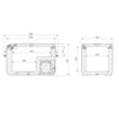 CFX3 35 Frigider cu compresor Dometic, 12/24/220V, 36 litri