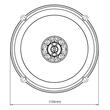 CLUB 6520 DIFUZOARE COAXIALE JBL DE 16.5CM, 50W RMS