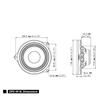 DP2-45-B DIFUZOARE COAXIALE DE 12CM (4,5") ALPINE PENTRU BMW