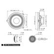 DP2-45C-B DIFUZOARE COMPONENTE DE 12CM (4.5") PENTRU BMW