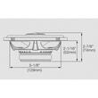 GX 602 DIFUZOARE COAXIALE JBL DE 16.5CM, 60W RMS