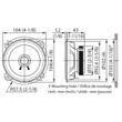 KFC-S1056 DIFUZOARE DUAL CONE KENWOOD DE 10CM, 21W RMS