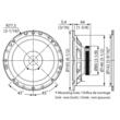 KFC-S1756 DIFUZOAR DUAL CONE KENWOOD DE 16.5CM, 30W RMS