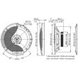 KFC-S1766 DIFUZOARE COAXIALE KENWOOD DE 16.5CM, 30W RMS