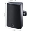 Symbol X 160 Negru, Boxe de perete Magnat 