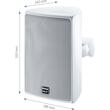 Symbol X 160 Alb, Boxe de perete Magnat