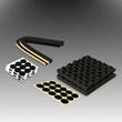 PCP9001 Speaker Deadening Paramat Kit format din bucati de material