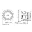 R2-W8D4 SUBWOOFER ALPINE DE 20CM (8″), 4Ω+4Ω, 1000W