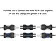 RCC-F8 PACHET 8 CONECTORI RCA MAMA-MAMA RECOIL