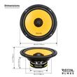 RLM65 DIFUZOARE COMPONENTE RECOIL DE 16,5CM, 40W RMS