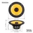 RLX65 DIFUZOARE COAXIALE RECOIL DE 16.5CM, 40W RMS