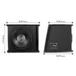 RS 12 SUBWOOFER RECOIL DE 30CM (12″), 1000W