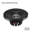 RW10D2 SUBWOOFER RECOIL DE 25CM (10"), 2+2Ω, 500W