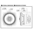 S2-S40 DIFUZOARE COAXIALE ALPINE DE 10CM, 55W RMS