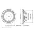 S2-W12D2 SUBWOOFER ALPINE DE 30CM (12″), 2Ω+2Ω, 1800W