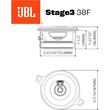 STAGE3 38F GEN2 DIFUZOARE COAXIALE JBL DE 8.9CM, 50W RMS