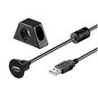 XUB200 Cablu prelungitor USB de 200cm Ampire (cu soclu)