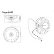 STAGE1 621 DIFUZOARE COAXIALE JBL DE 16CM, 35W RMS