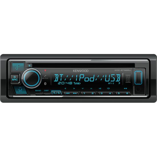 KDC-BT665U RADIO CD/USB/BLUETOOTH KENWOOD, MULTICOLOR