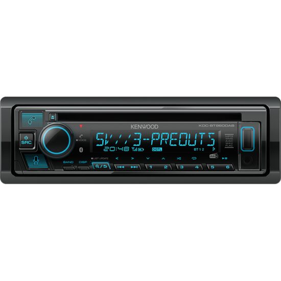 KDC-BT960DAB RADIO CD/USB/BLUETOOTH/DAB+ KENWOOD, MULTICOLOR