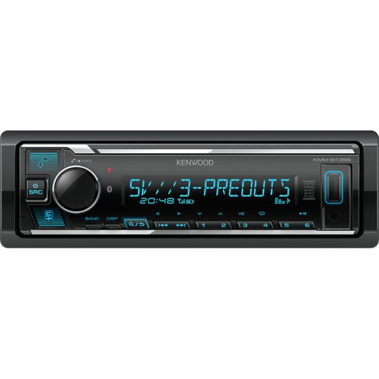 KMM-BT358 RADIO CU USB/BLUETOOTH KENWOOD, MULTICOLOR