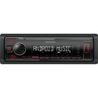 KMM-105RY RADIO CU USB KENWOOD, ROSU