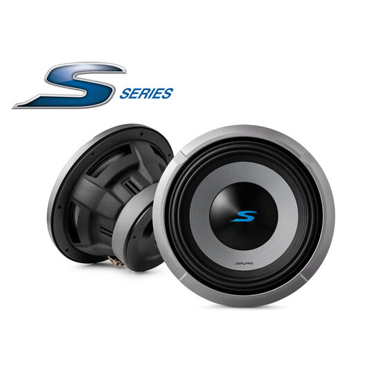 S2-W10D4 SUBWOOFER ALPINE DE 25CM (10″), 4Ω+4Ω, 1800W