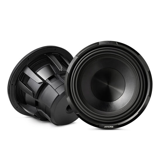 X-W12D4 SUBWOOFER ALPINE DE 30CM (12″), 4Ω + 4Ω, 2700W