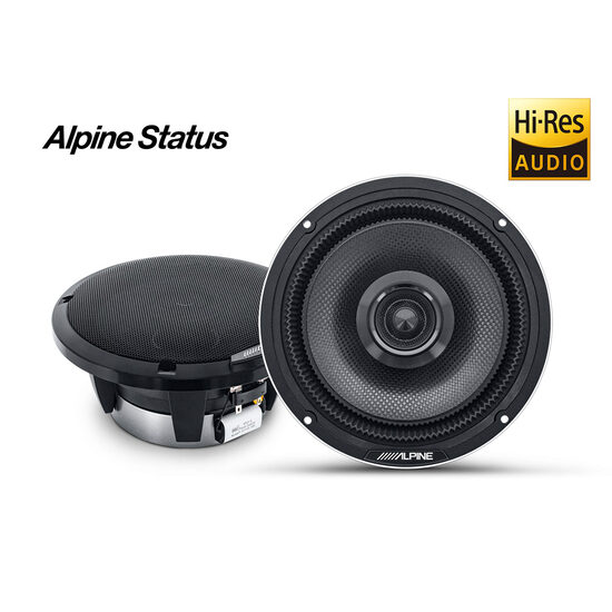 HDZ-65 DIFUZOARE COAXIALE HI-RES ALPINE STATUS DE 16.5CM,100W RMS