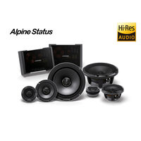 HDZ-653 DIFUZOARE COMPONENTE HI-RES ALPINE STATUS DE 16.5CM, 100W RMS 