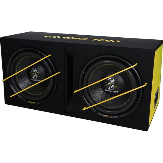 GZIB 2.12SPL SUBWOOFER SPL GROUND ZERO IN INCINTA DUBLA DE 12″ (2x30CM), 2000W
