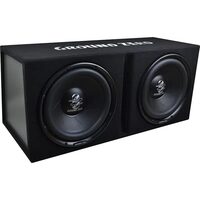 GZIB 2.30BR SUBWOOFER GROUND ZERO IN INCINTA DUBLA DE 12″ (2x30CM), 700W RMS