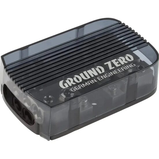 GZFH 3.50/4.20 Suport de siguranțe Ground Zero ANL/Mini-ANL și distribuitor alimentare 