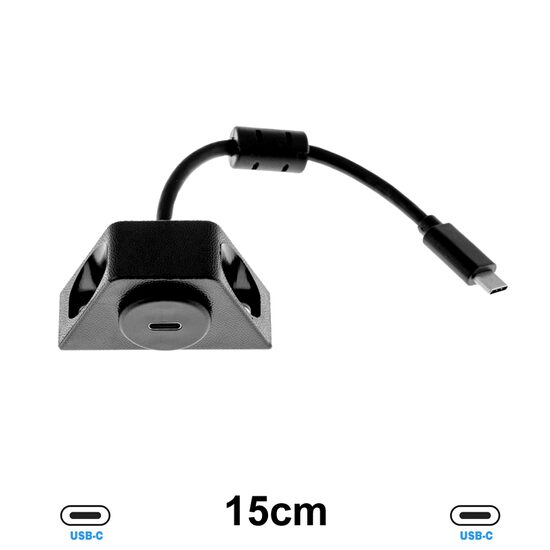 XUC015 Priza incorporata Ampire USB-C cu cablu de 15cm 