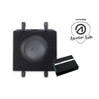 SPC-W84AS907-2 SUBWOOFER ALPINE DE 20CM (8") SI AMPLIFICATOR CU DSP PE 6 CANALE, MERCEDES SPRINTER 3 907/910, 2018>