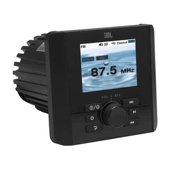 JAM5000N UNITATE MARINA JBL CU DISPLAY COLOR DE 2.8", REDARE BT/USB/AM/FM/WB/DAB+ Ready, IP66