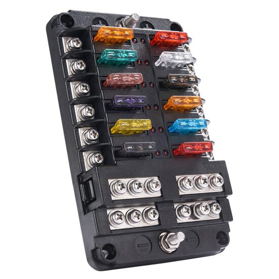 XSV12 Distribuitor de sigurante Ampire cu 12 sigurante ATO