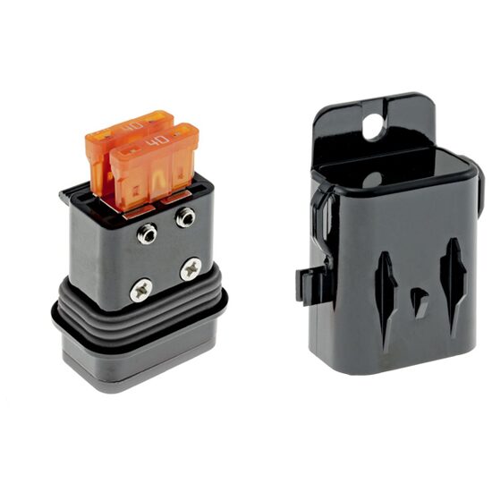 XSM10 Set suport siguranțe Ampire de 6/10mm² cu siguranțe ATO waterproof