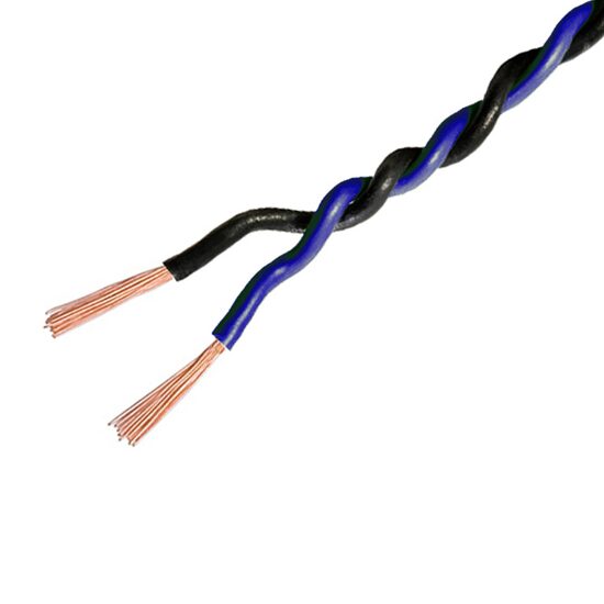 IKV150-BL-60 Rola de 60m cablu cupru rasucit Ampire pentru difuzoare, 2x1.5mm²