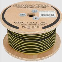 GZSC 1.5X2 OFC Cablu cupru Ground Zero pentru difuzoare 2×1.5mm², 1m