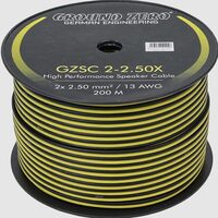 GZSC 2-2.50X Cablu Ground Zero pentru difuzoare 2x2.5mm², 1m